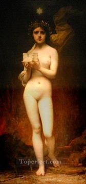 クラシックヌード Painting - パンドラ女性の身体ヌードジュール・ジョゼフ・ルフェーブル